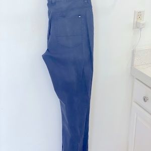 TravisMathew Jet Pant. Five pocket lifestyle pant. 34/32.  Blue Nights